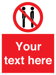 Custom prohibition not face to face